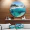 Designart - Fantastic Blue Yellowstone Lake' Landscape Wall Art on Metal Wall